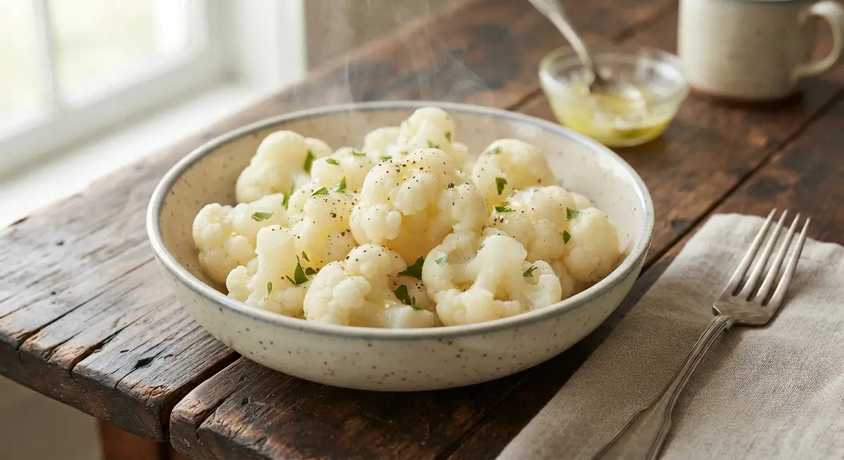 Steamed Cauliflower